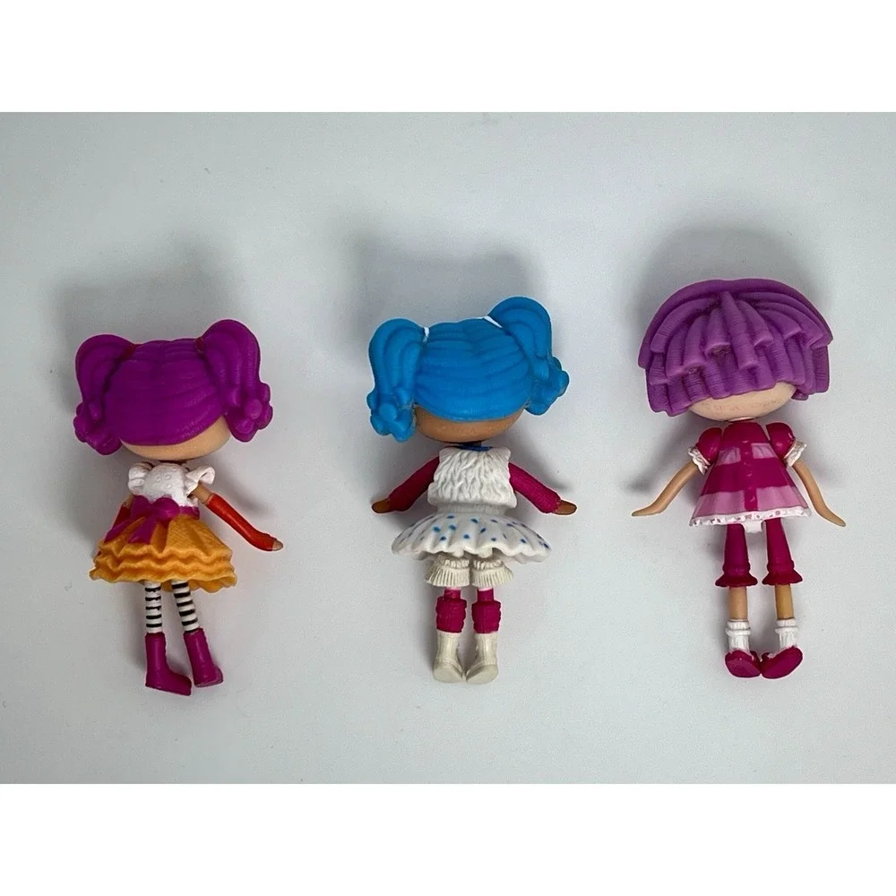 Mini Lalaoopsy Set Figures (pillow Featherbed/mittens Fluff'n'stuff/bigtop